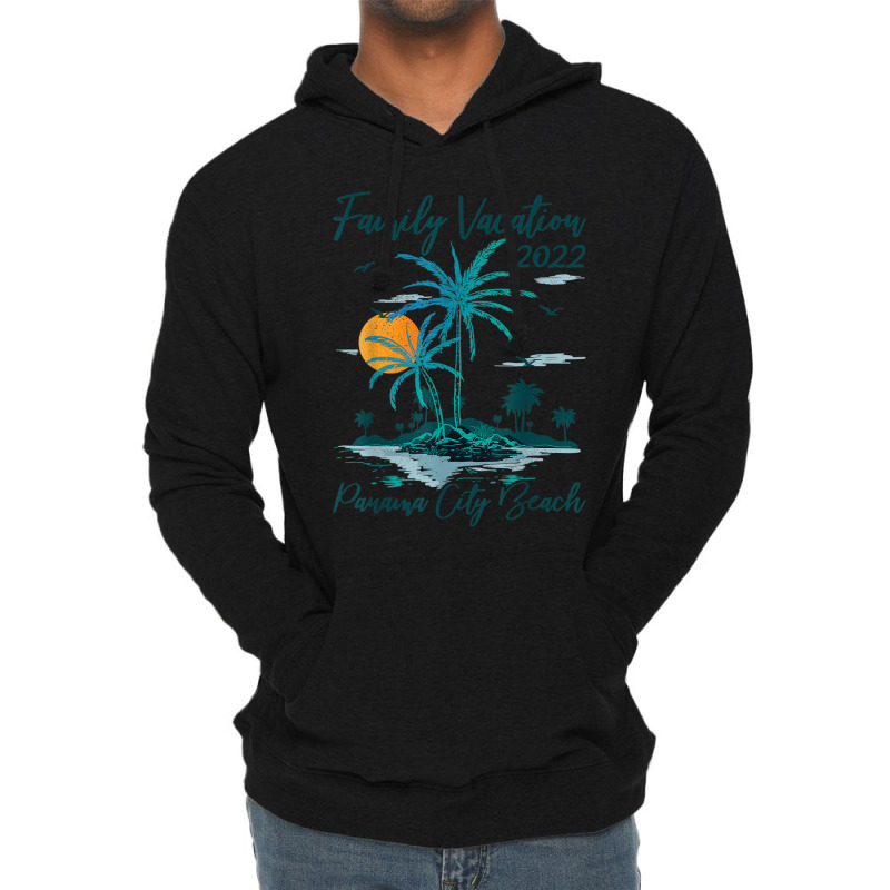 Vintage Family Vacation 2022 Florida Panama City Beach Lightweight Hoodie by JaronKennedy | Artistshot