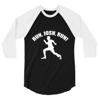 Josh Hawley Run Free Funny Josh Hawley Running 3/4 Sleeve Shirt | Artistshot