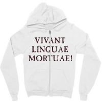 Long Live Dead Languages   Latin Zipper Hoodie | Artistshot