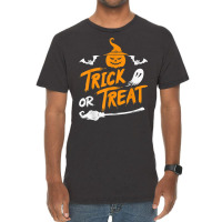 Spooky Witch Pumpkin Ghost Horror Trick Or Treat Halloween Vintage T-shirt | Artistshot