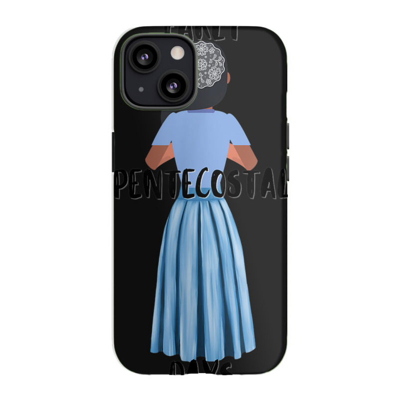 Funny Early Pentecostal Days Long Skirts Lace Head Covering Iphone 13 Case | Artistshot