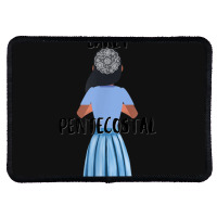 Funny Early Pentecostal Days Long Skirts Lace Head Covering Rectangle Patch | Artistshot