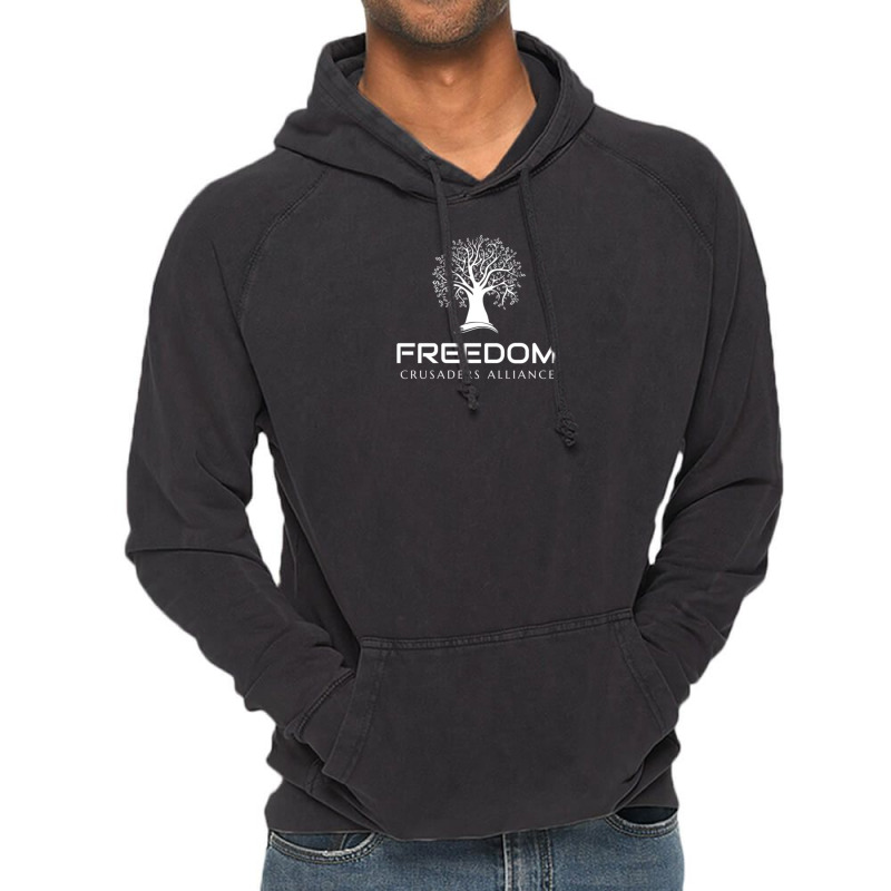 Freedom Crusaders Alliance - White Vintage Hoodie | Artistshot