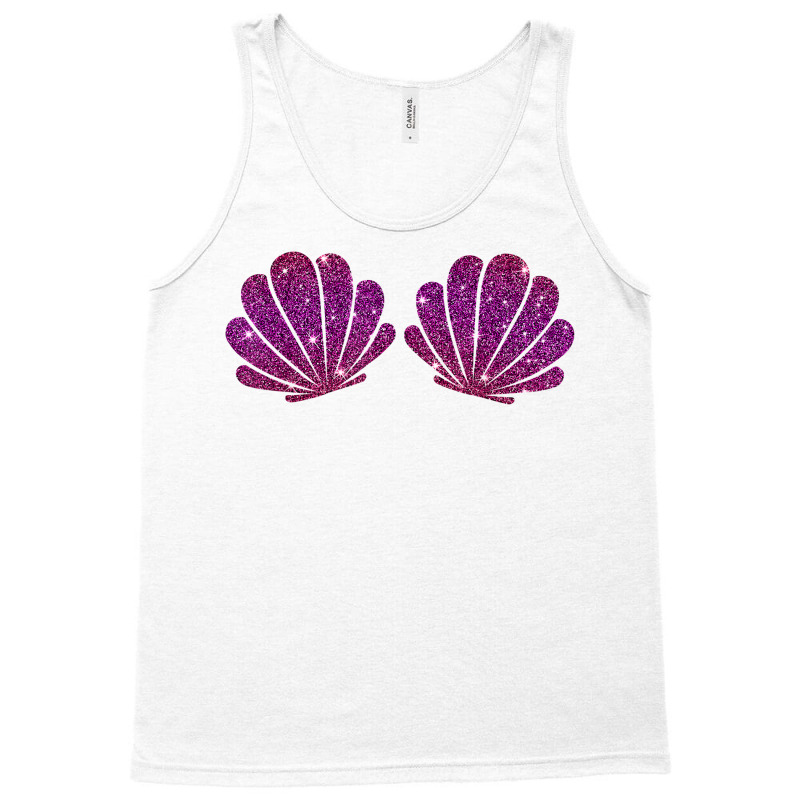 Mermaid Sea Shell Bra Costume Halloween Design Matching T Shirt Tank Top | Artistshot