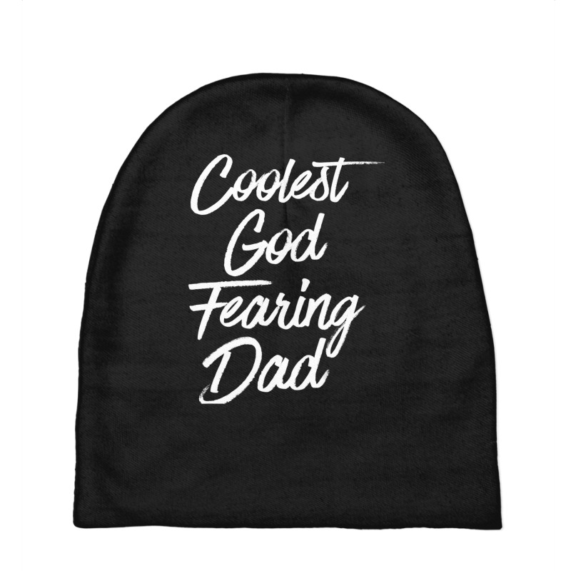 Best Dad Christian Quotes God Quote Christian Dad Baby Beanies by Min03 | Artistshot