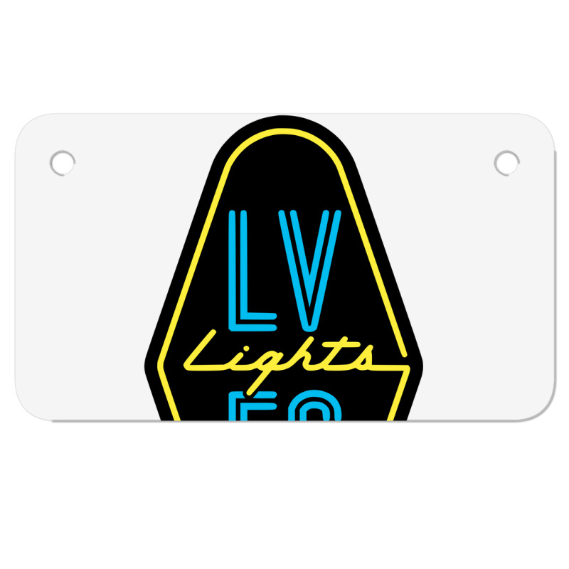 Las Vegas Lights Fc Motorcycle License Plate | Artistshot