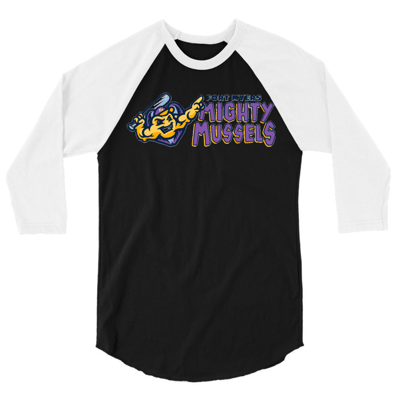 Fort Myers Mighty Mussels 3/4 Sleeve Shirt | Artistshot