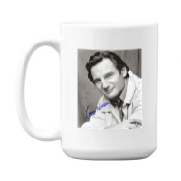 Gifts For Women Laura Linney Liam Neeson Cool Gifts 15 Oz Coffee Mug | Artistshot