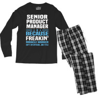 Senior Product Manager Men's Long Sleeve Pajama Set | Artistshot