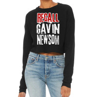 Womens Recall Gavin Newsom, Remove California Governor Gavin Newsom V Cropped Sweater | Artistshot