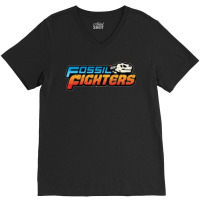 Fossil Fighters Classic V-neck Tee | Artistshot