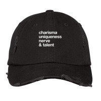 Funny Charisma Uniqueness Nerve Talent Gay Clothing Premium Vintage Cap | Artistshot