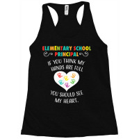 Elementary School Principal Appreciation Gift Heart Racerback Tank | Artistshot