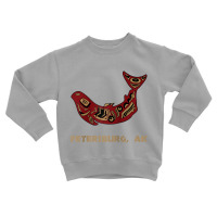 Petersburg Alaska Native American Indian Salmon Fishermen Raglan Baseb Toddler Sweatshirt | Artistshot