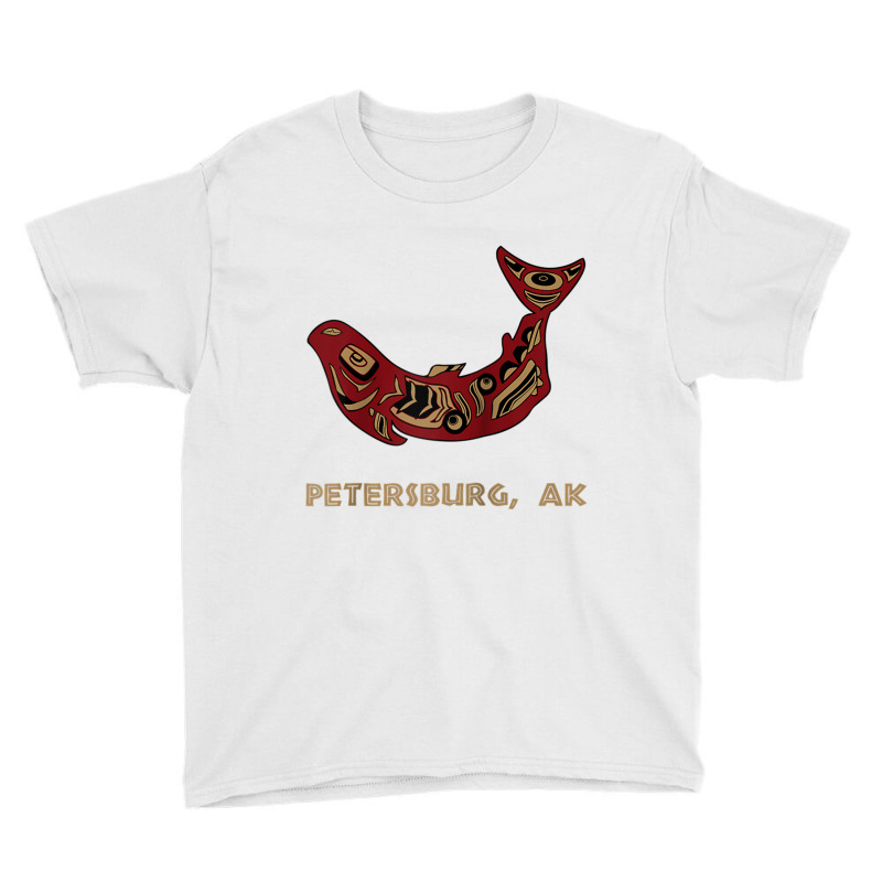 Petersburg Alaska Native American Indian Salmon Fishermen Raglan Baseb Youth Tee by cm-arts | Artistshot