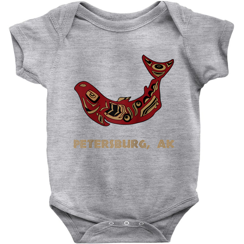 Petersburg Alaska Native American Indian Salmon Fishermen Raglan Baseb Baby Bodysuit by cm-arts | Artistshot