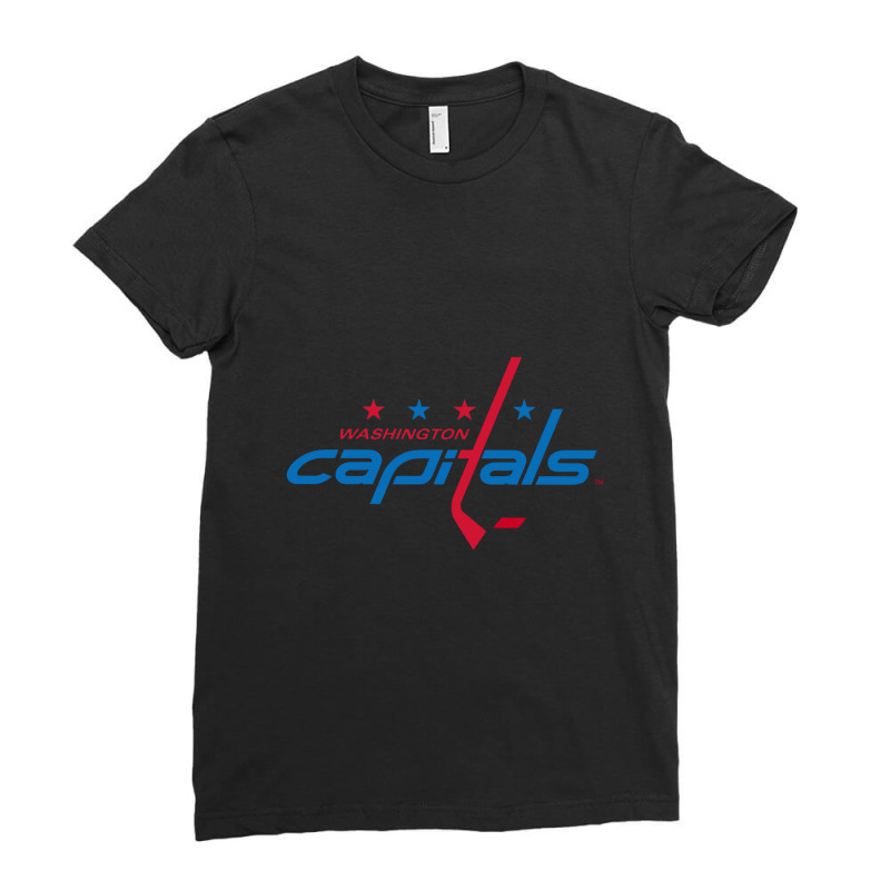 Capitals Ladies Fitted T-Shirt by cm-arts | Artistshot