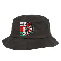 Dart Dartboard 180 Points 180 In Darts Bucket Hat | Artistshot