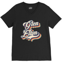 I Love Glen Ellyn City Usa Retro Vintage V-neck Tee | Artistshot