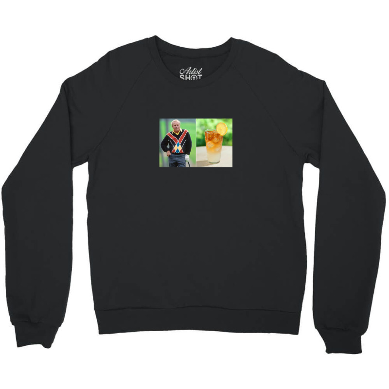 Arnold Palmer Drinking Lemontea Ice Crewneck Sweatshirt by GaryStahl | Artistshot