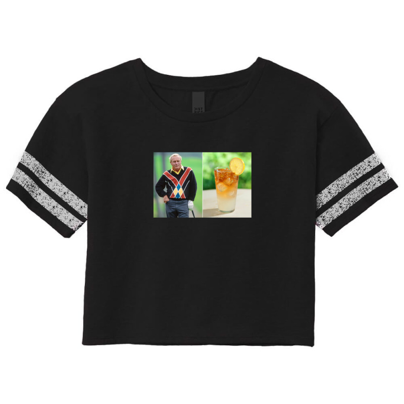 Arnold Palmer Drinking Lemontea Ice Scorecard Crop Tee by GaryStahl | Artistshot