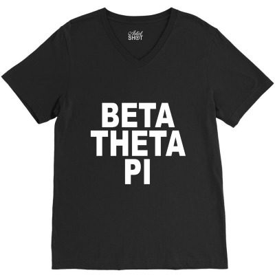 Beta Theta Pi V-neck Tee Designed By Moneyfuture17