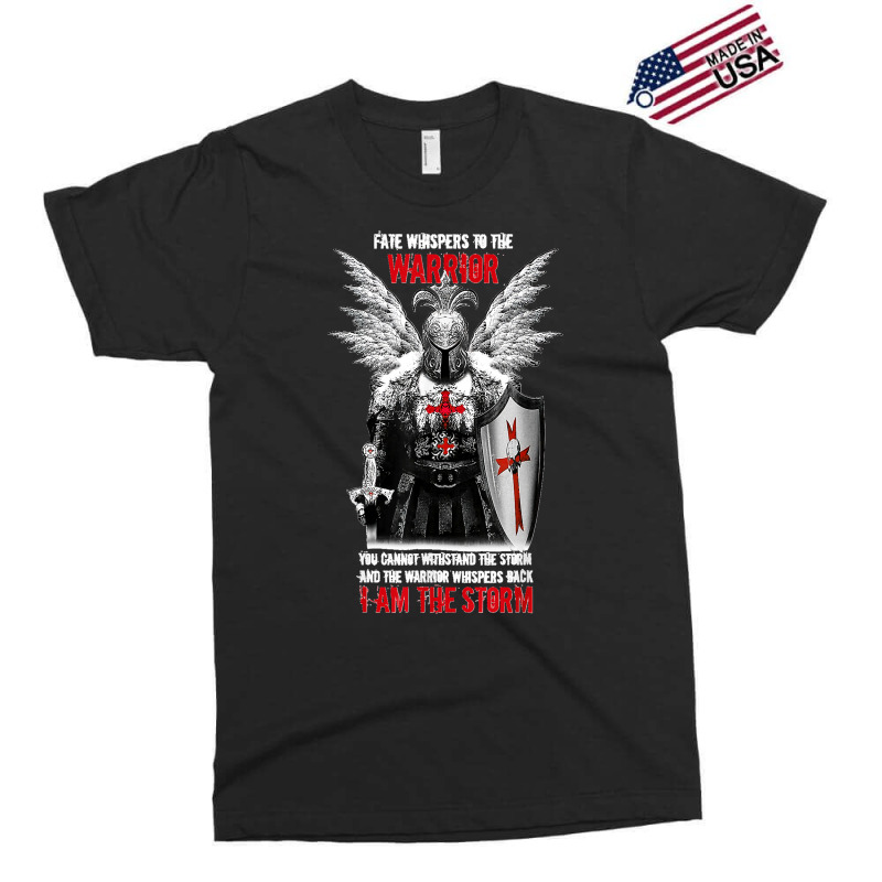 Knight Templar Fate Whispers To The Warrior Christian Belief Exclusive T-shirt | Artistshot