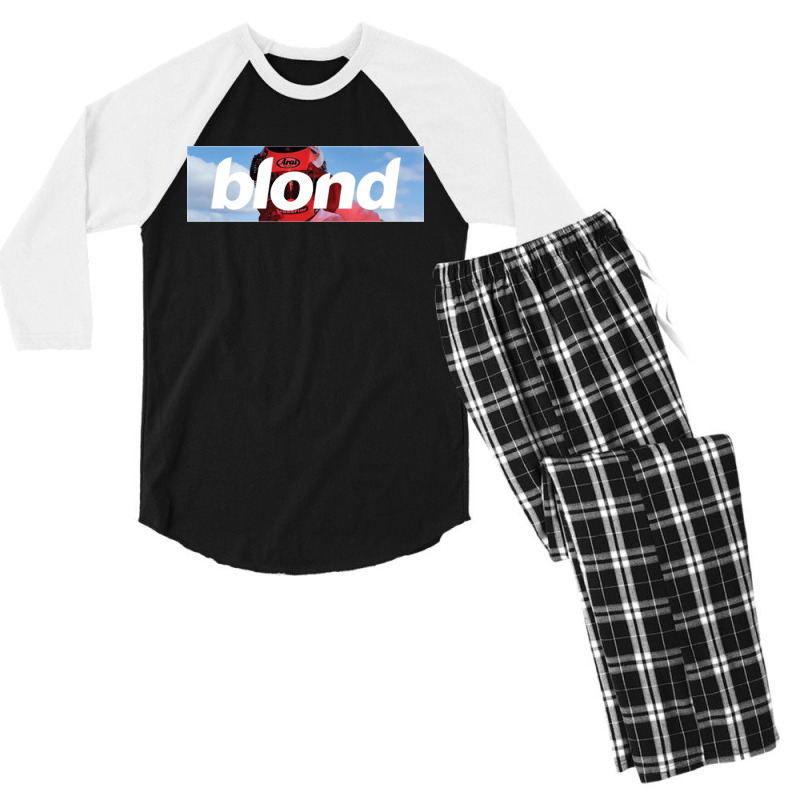 Frank Ocean Blond Helmet Box Men's 3/4 Sleeve Pajama Set | Artistshot