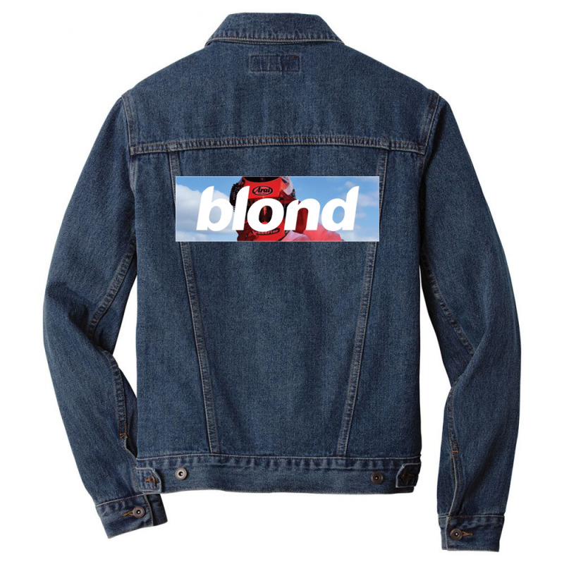 Frank Ocean Blond Helmet Box Men Denim Jacket | Artistshot