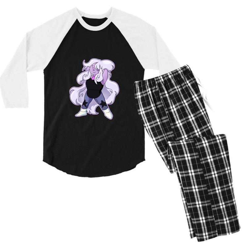 Amethyst Men's 3/4 Sleeve Pajama Set by DerrickSutton | Artistshot