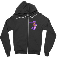 Amethyst Birthstone Mermaid 1 Zipper Hoodie | Artistshot