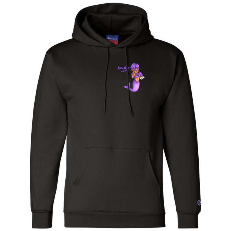 Amethyst Birthstone Mermaid 1 Champion Hoodie by ErikaCharles | Artistshot