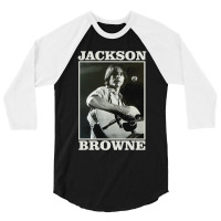 Retro Jackson Browne Gift 3/4 Sleeve Shirt | Artistshot