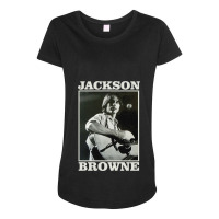 Retro Jackson Browne Gift Maternity Scoop Neck T-shirt | Artistshot