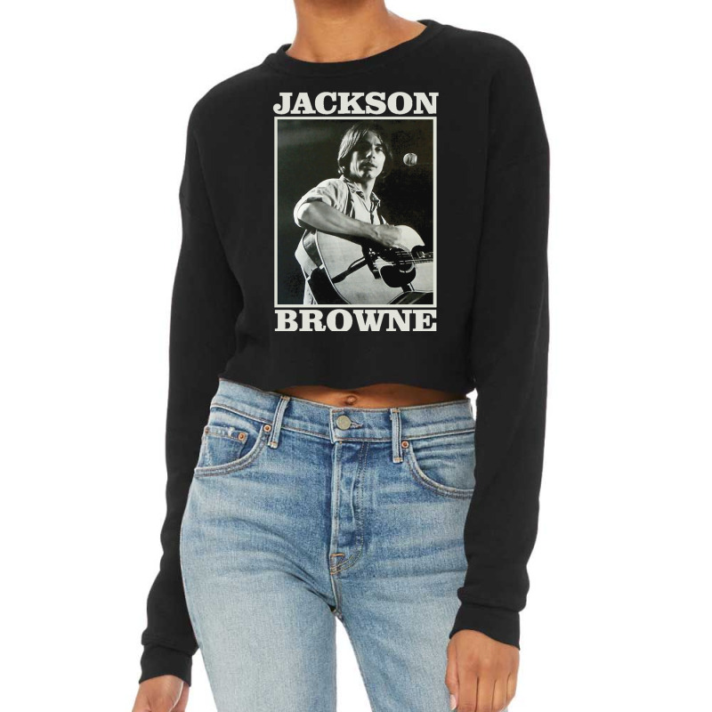 Retro Jackson Browne Gift Cropped Sweater by cm-arts | Artistshot