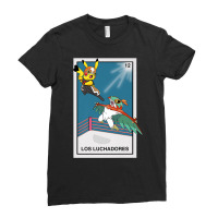 Los Luchadoresthe Fighters   Mexican Lottery Game Inspired Premium T S Ladies Fitted T-shirt | Artistshot