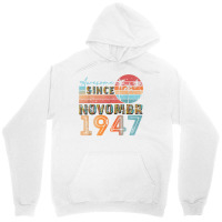 Vintage November 1947 92 Years Old 75th Birthday Men Women T Shirt Unisex Hoodie | Artistshot