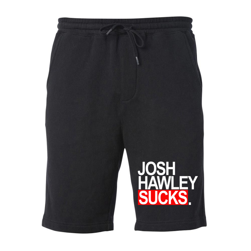 Josh Hawley Sucks - Red And White Fleece Short by cm-arts | Artistshot