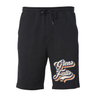 I Love Glens Falls City Usa Retro Vintage Fleece Short | Artistshot