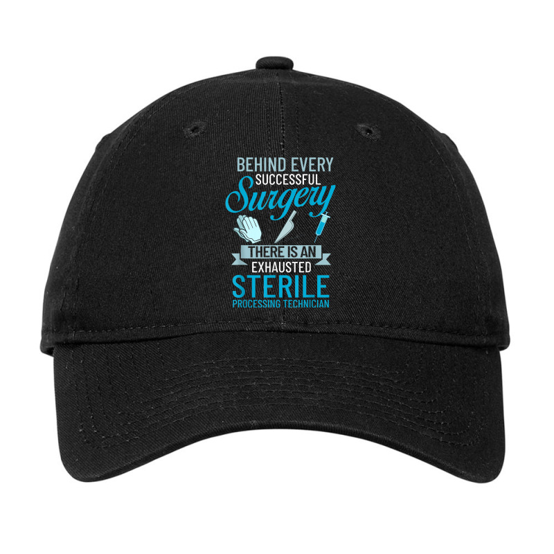 Sterile Processing Technician Certification Manager Tech Adjustable Cap by AngelinoGuron | Artistshot