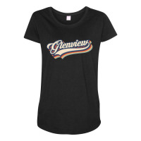 I Love Glenview City Usa Retro Vintage Maternity Scoop Neck T-shirt | Artistshot