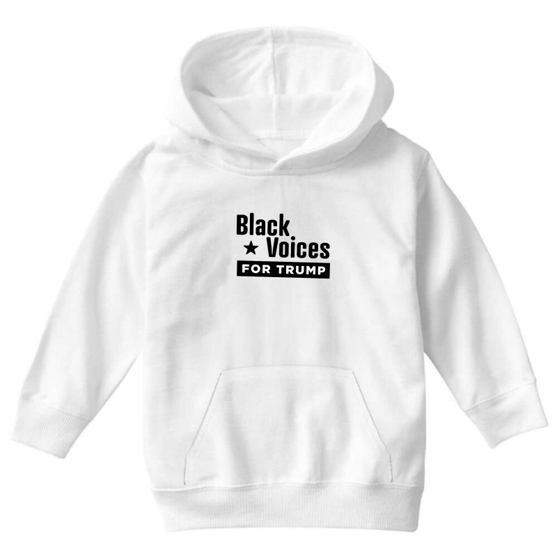 Black Voices For Trump Youth Hoodie | Artistshot