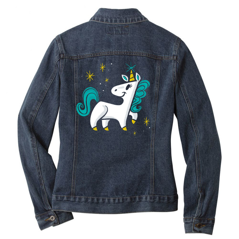 Be Magical Ladies Denim Jacket by Creative Tees | Artistshot