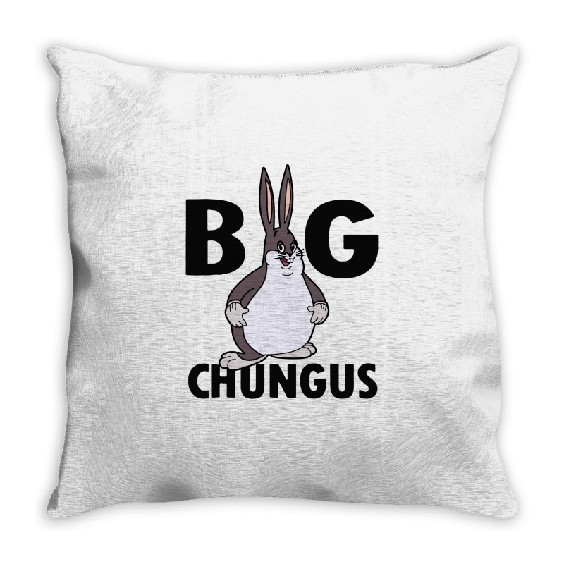 Big Chungus Throw Pillow by Creative Tees | Artistshot