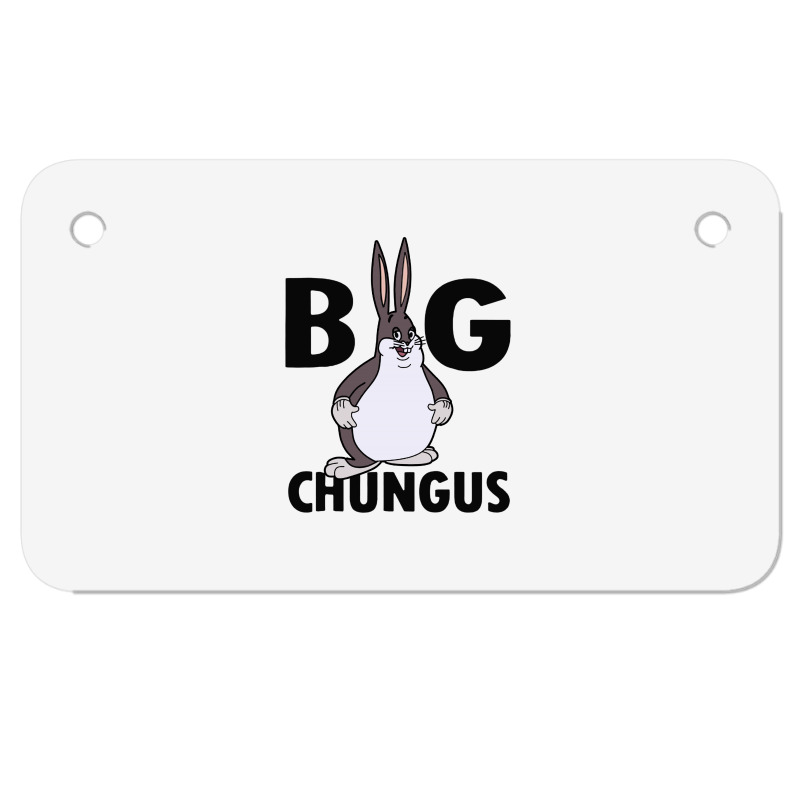 Big Chungus Motorcycle License Plate by Creative Tees | Artistshot