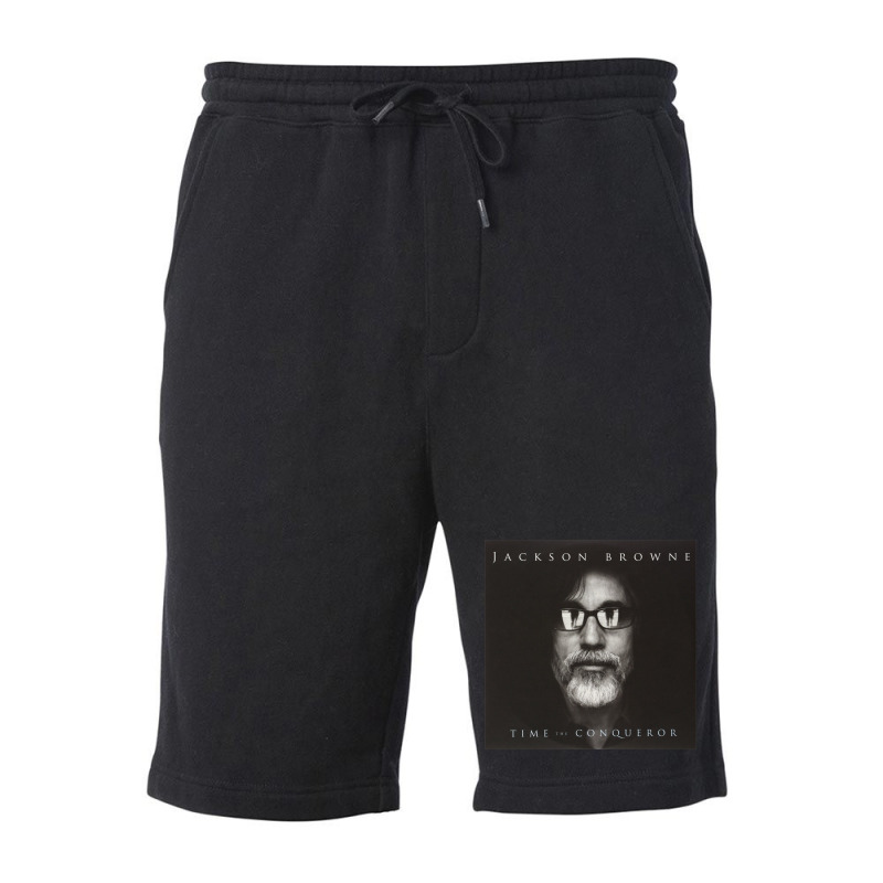 Time The Conqueror By Jackson Browne Fleece Short | Artistshot