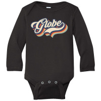 I Love Globe City Usa Retro Vintage Long Sleeve Baby Bodysuit | Artistshot