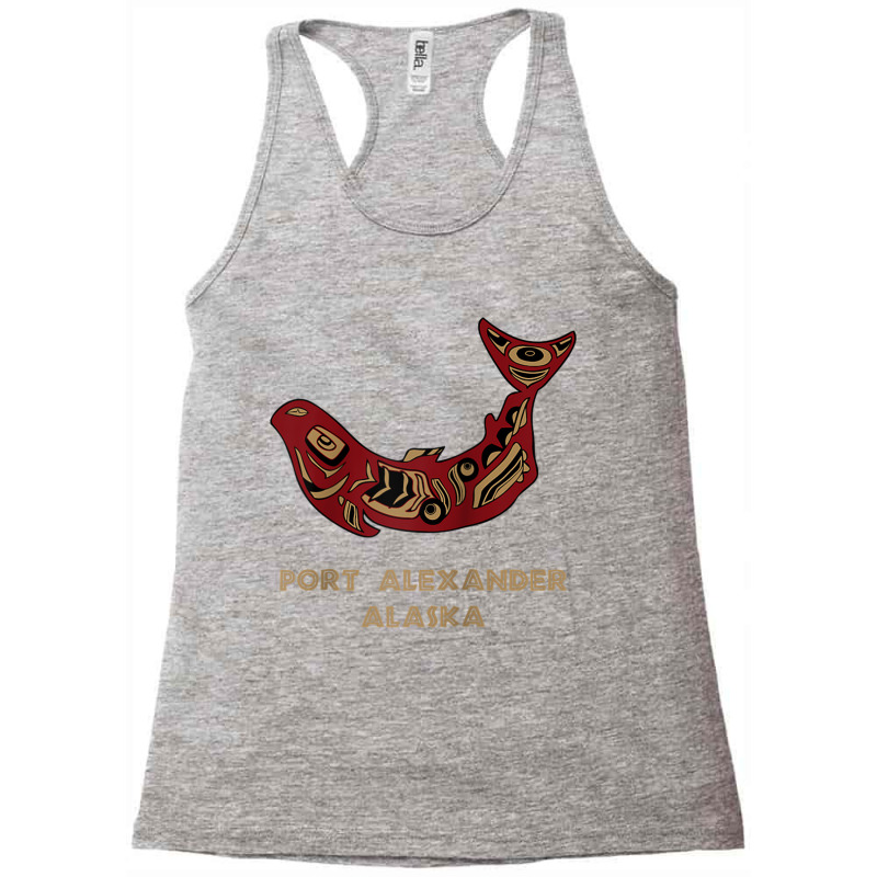 Port Alexander Alaska Native American Salmon Fishermen Raglan Baseball Racerback Tank by cm-arts | Artistshot