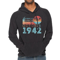 Vintage October 1942 92 Years Old 80th Birthday Men Women T Shirt Vintage Hoodie | Artistshot