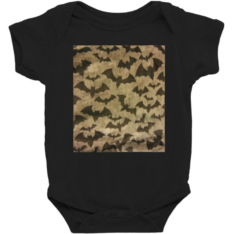 Black Bats Baby Bodysuit by DJ Art | Artistshot